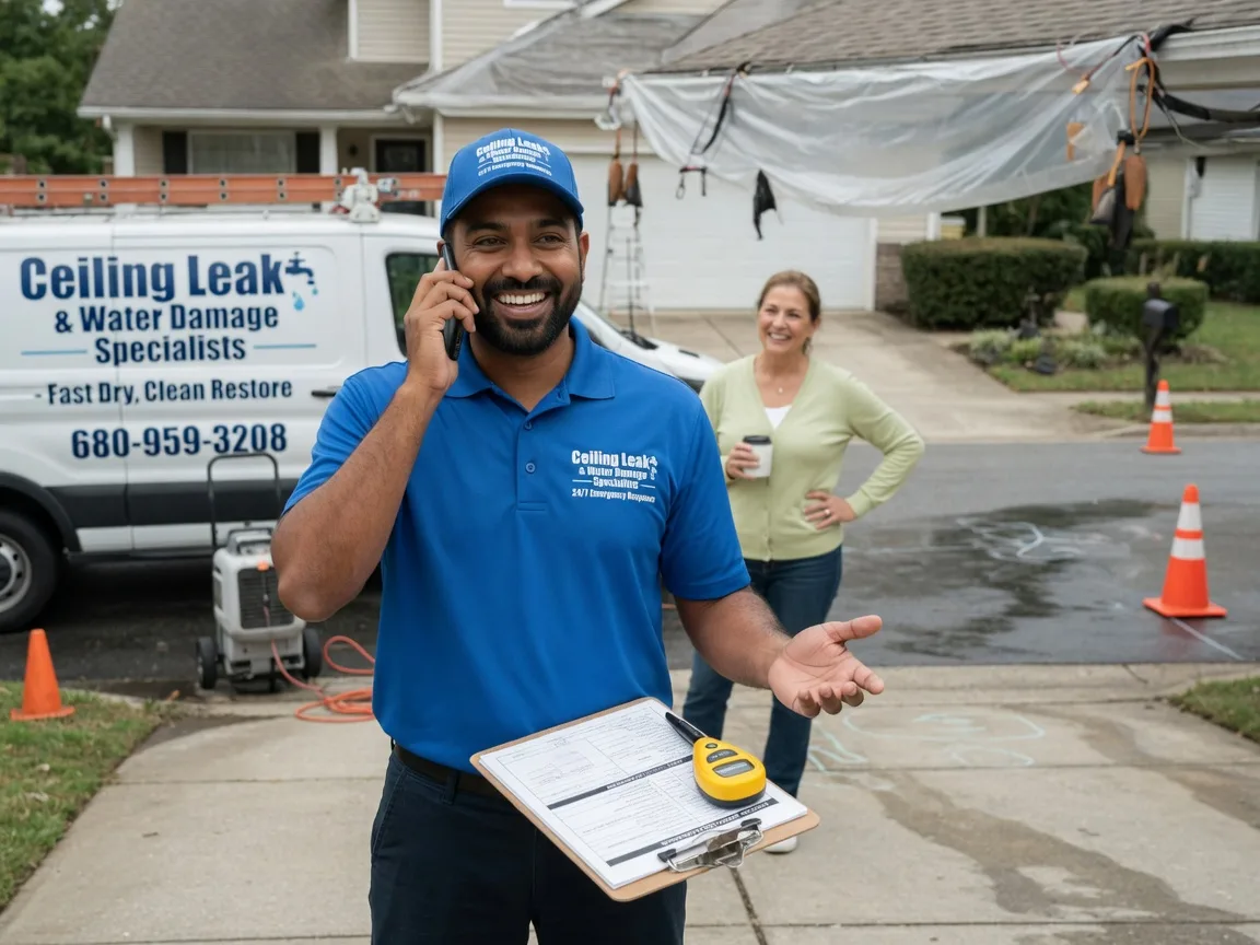 Ceiling Leak Cleanup East Waterford, PA FAQs